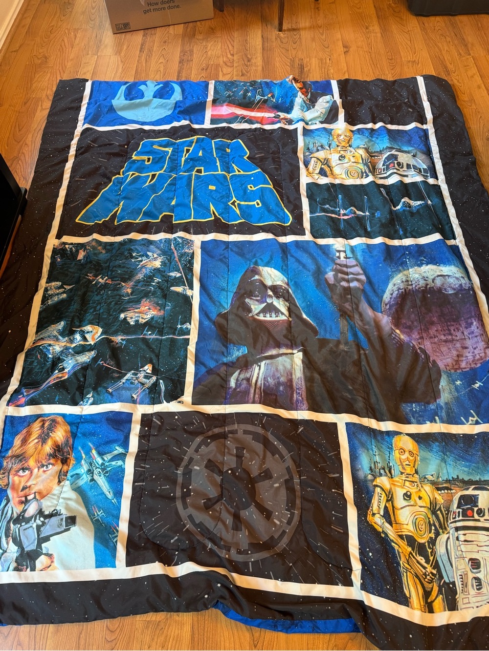 90s Vintage Star Wars Reversible Comforter – Twin/Full